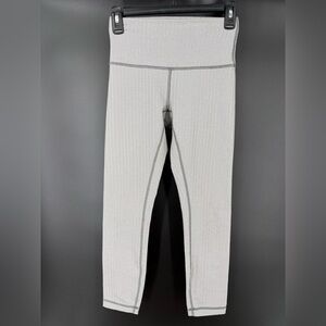 Lululemon Wunder Under Crop Herringbone